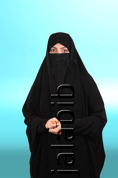 چادر جلابیب حریر اسود ایرانی