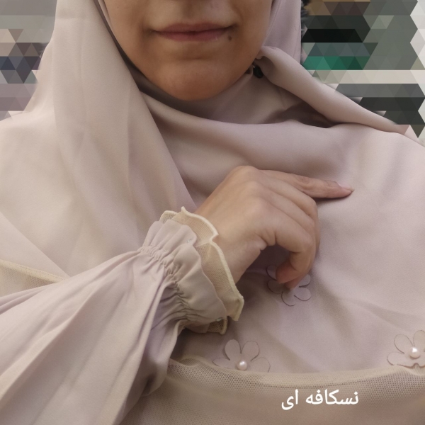 ست ساق و روسری کرپ حریر  140
