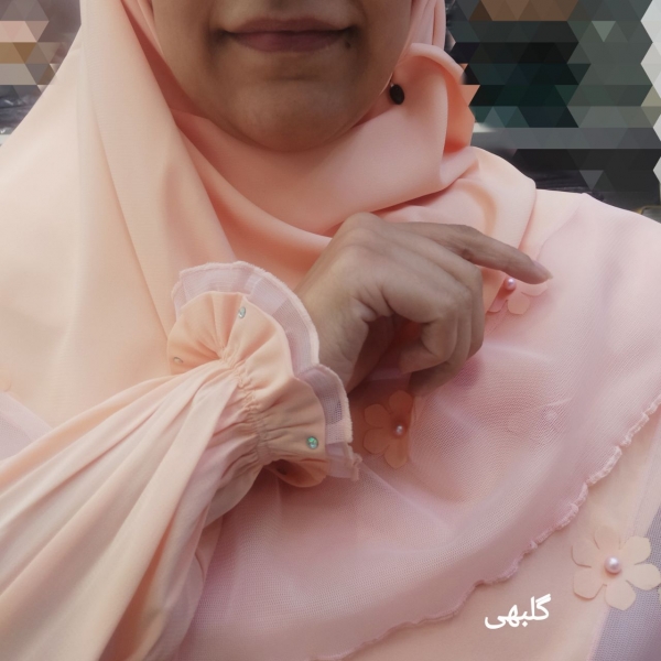 ست ساق و روسری کرپ حریر  140